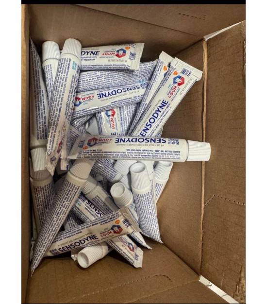 Sensodyne 0.8 oz 50PK Sensitivity & Gum Toothpaste Mint Bulk Pack. 1155 Cases. EXW Los Angeles